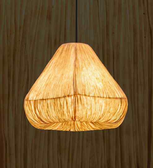 ORONYO Vasanta Handcrafted Pendant Lamp with Bulb (E27 Holder)